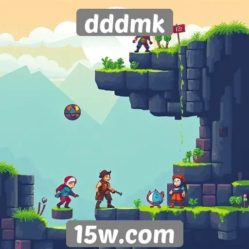 exploração de jogos indie no site dddmk